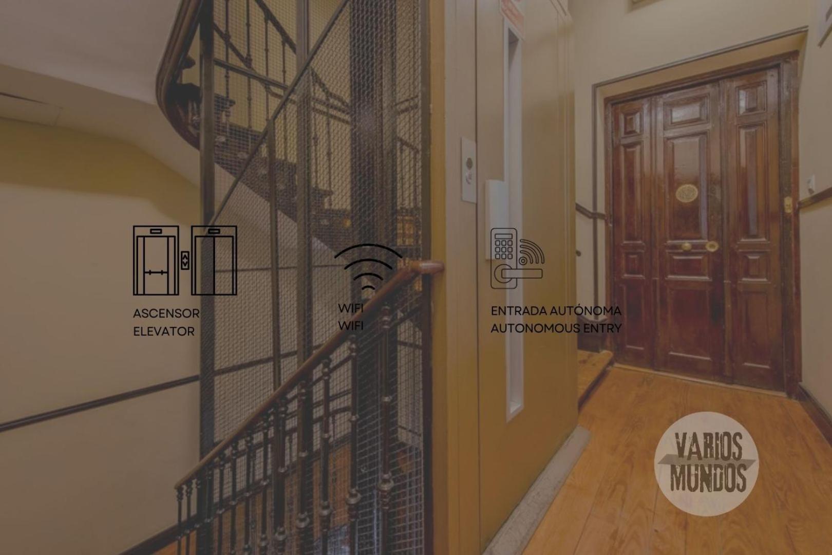 Premium Apt 10Pax En Plaza Espana-Gran Via Madrid Exteriör bild